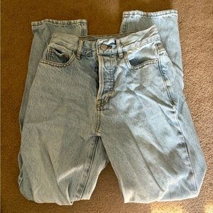 pacsun straight light wash jeans